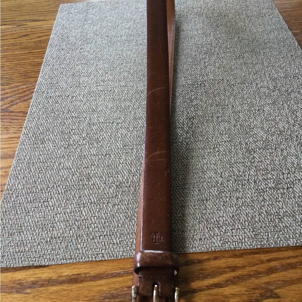 Ladies Coach Brown Leather Belt
